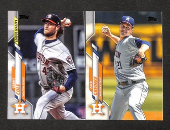 2020 Topps:  Gerrit Cole & Zack Greinke