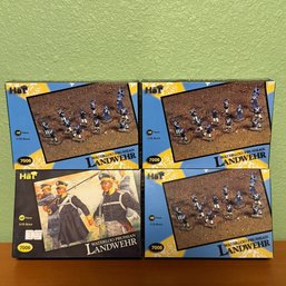 HaT, Waterloo Prussian Landwehr, 7006, 1:72 Scale, Model Kits, QTY 4