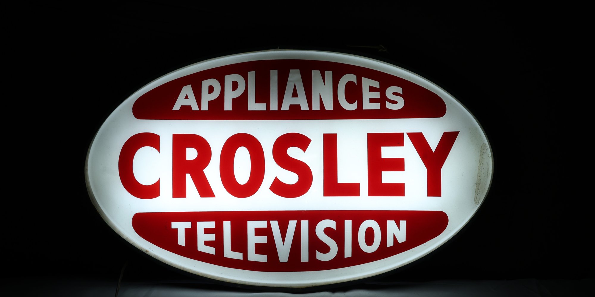 Original Vintage Lighted Appliance Crosley Television Sign #21457 ...
