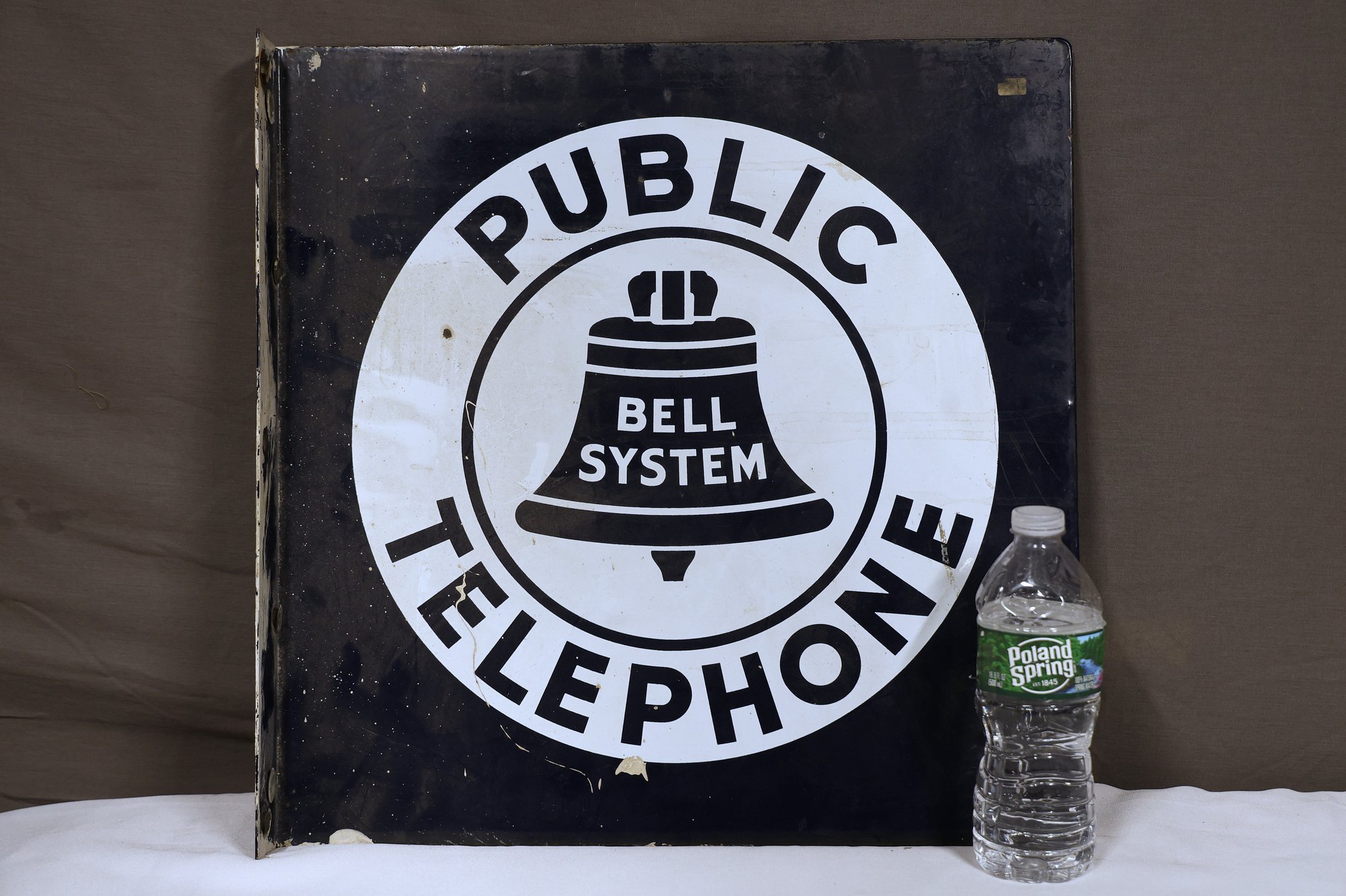 Vintage Original Double Sided NY Subway Sign 