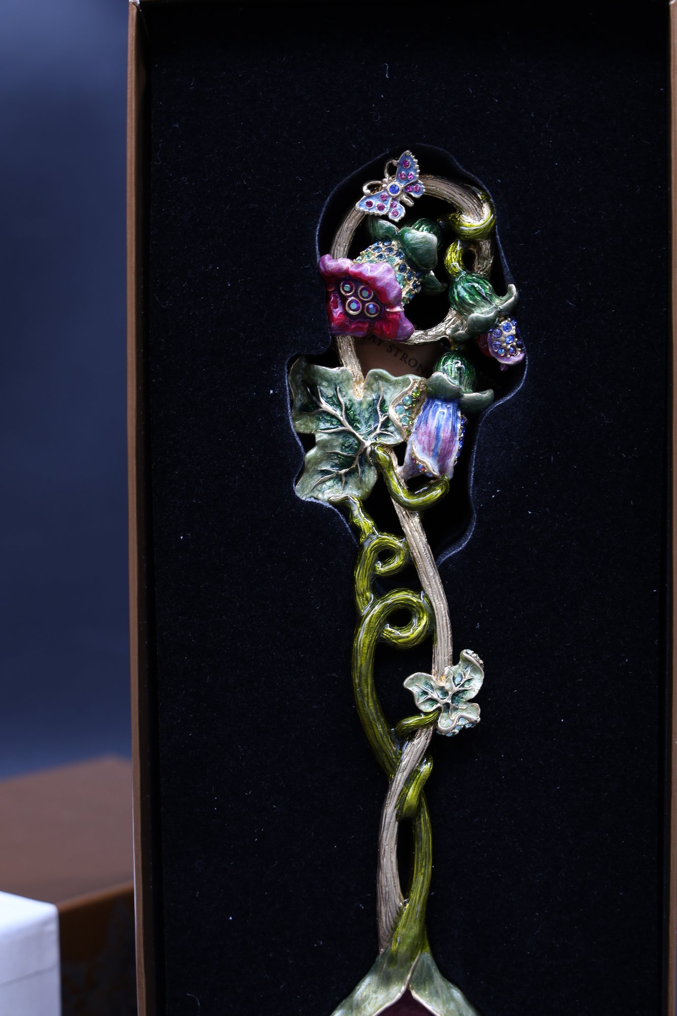 Jay Strongwater With Enamel Serving Spoon 17071