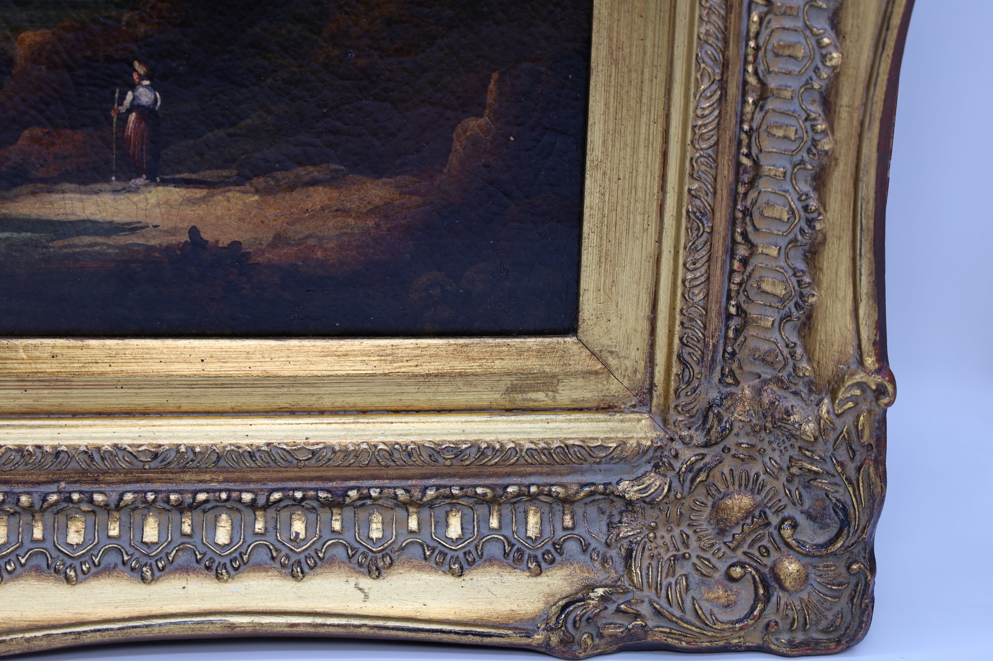 19th Century Original Landscape Oil Painting 17076