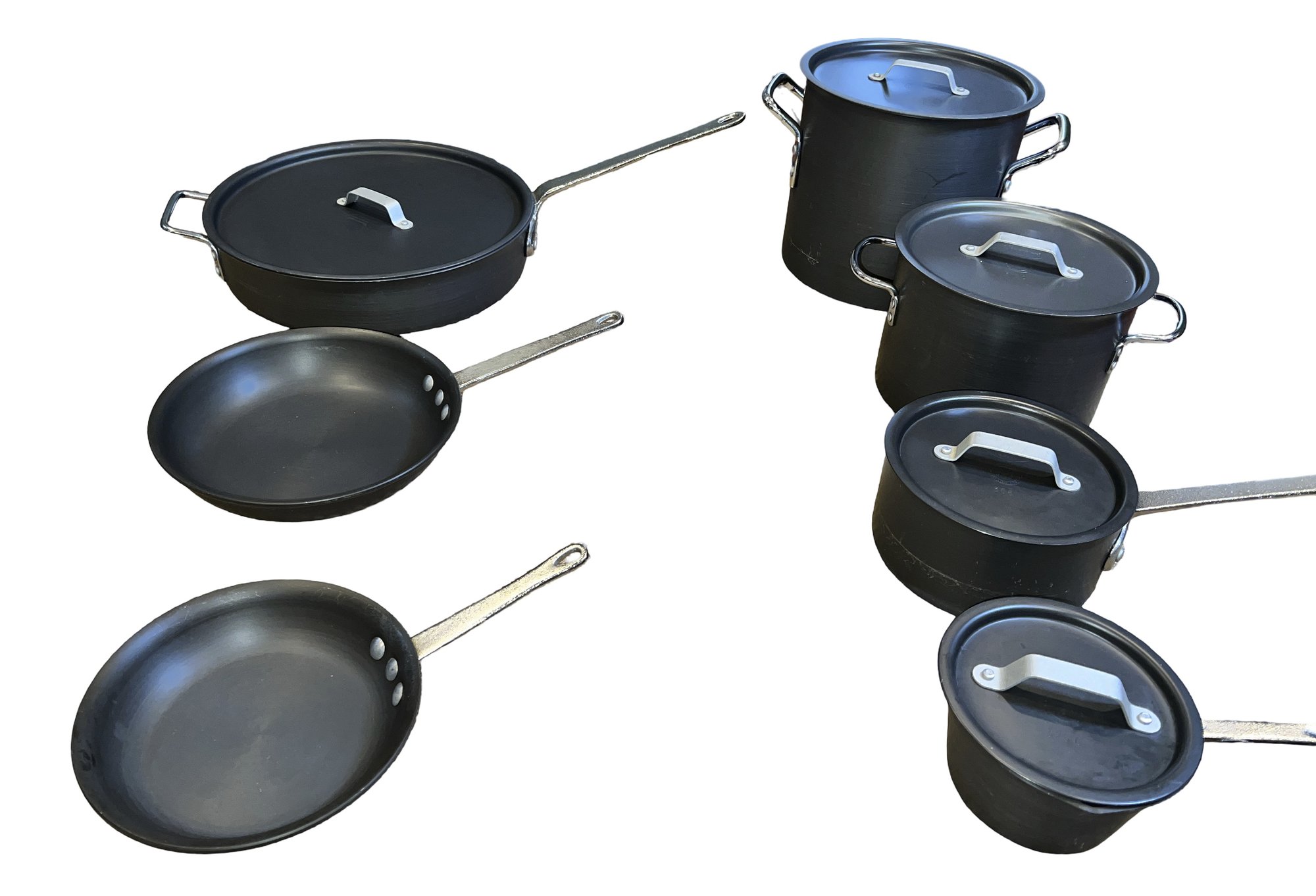 12 Piece Calphalon Commercial Cookware #19810 | Auctionninja.com