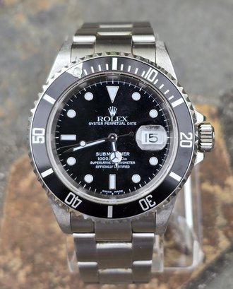 Authenticated By Rolex Submariner Stainless Steel- Timeless!!