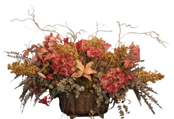 Floral Arrangement In A Basket