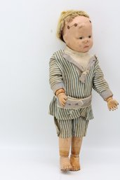 Schoenhut Jointed Pouty Boy Doll-shippable