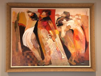 Limited Edition Numbered Giclee On Canvas Hessam Abrishami