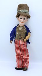 ' Uncle Sam' Bisque Portrait German Doll- Shippable