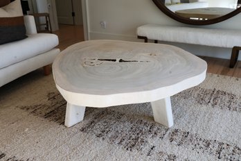 Live Edge Wood Slab Coffee Table