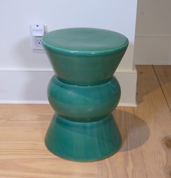 Safavieh Larsa Indoor/outdoor Ceramic Stool In Seafoam Green