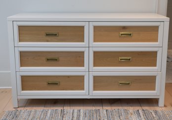 Drew White Light Wood And White Dresser