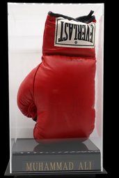 Signed Muhammed Ali Authentic Boxing Glove In Acrylic Box And Authenticity