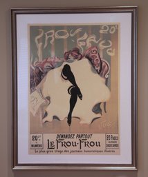 Vintage Poster For French Magazine Le Frou- Frou
