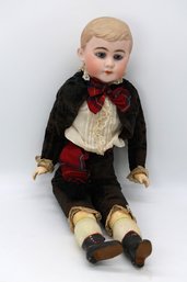 Antique Bisque School Boy Doll- Shippable
