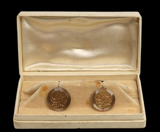 14k Yellow Gold Vintage Cufflinks - Shippable