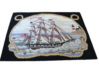 Vintage Claire Murray Wool Hand Made Rug - Shippable