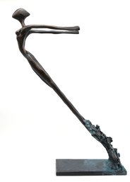 2012 Modern Abstract 'Swept' Figure And Signed- Shippable