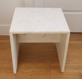 Pottery Barn Banswara White Marble Table