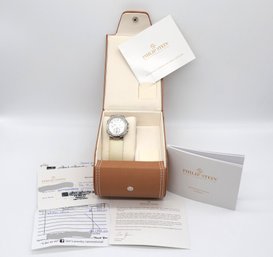 Luxury Philip Stein With Diamond Encrusted Bezel With Original Box- Shippable