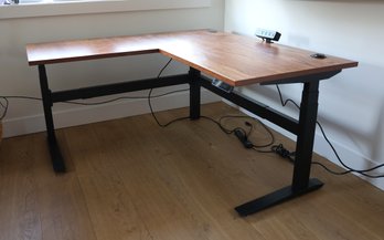 Herman Miller Store Adjustable Height Desk With Arhaus Adjustable Chair