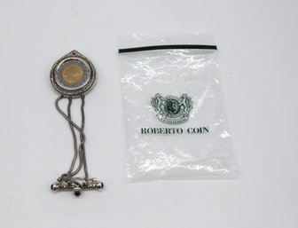 Roberto 500 Lire Coin And Pin- Shippable