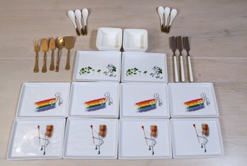 CB2 Appetizer Plates And More!!- Shippable