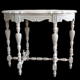 Lovely Vintage White Side Table Is A Great Addition To A Variety Themed Home