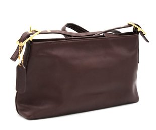 Vintage Brown Leather Coach Handbag- Shippable
