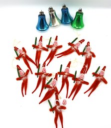 16 Vintage Christmas Ornaments - Shippable