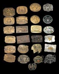 Vintage Collection Of Belt Buckles