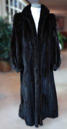 FABULOUS Vintage Blackglama Mink Full Length Coat-shippable