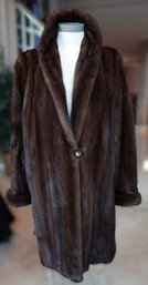Carolina Herrera Vintage Brown Mink Coat- Shippable