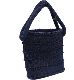 Vintage Hand Beaded Metallic Bag-shippable