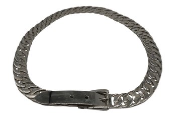 SH Authentic 1960's GUCCI Massive Silver Tone Runway Chain Belt - Shippable