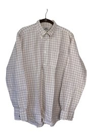 - Vintage HERMES France Checkered Shirt- Shippable