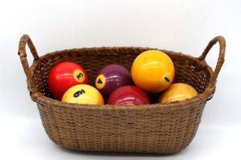 Thirteen Vintage /Oldies Billiard Balls- Shippable