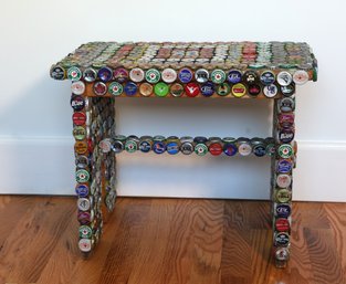 Beer Bottle Cap Fantastic Stool