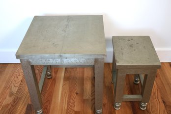 Pair Of Vintage Stackable Tables
