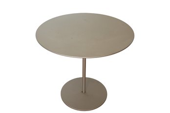 Vintage Cassina Stainless Steel Outdoor/indoor Side Table