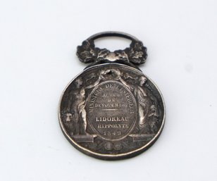 French Honour Medal For Courage And Devotion 1849- Shippable