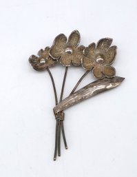 Vintage Handmade Sterling Silver Brooch/pin- Shippable
