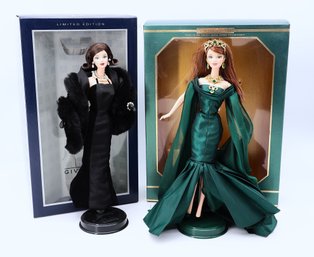 Vintage Two Limited Edition Barbie Collectible Dolls-shippable