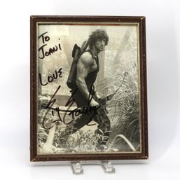 Sly Stallone Authographed Photo To The Client- Shippable
