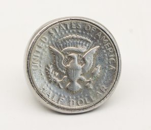 UNIQUE Men's United States Of America Half Dollar Vintage Large Ring -shippable