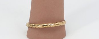14kt. Yellow Gold Bangle Bracelet -shippable
