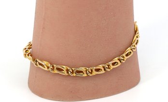 Vintage 14kt Yellow Gold Classic Mariner Bracelet -shippable
