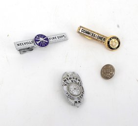 Vintage Melville New York Fire Dept ,State Of N.Y Commissioner - Shippable