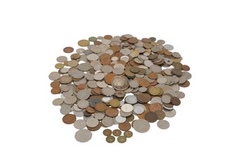 Treasure Hunt -Vintage Foreign Coins - Total Weight 4.5lbs - Shippable
