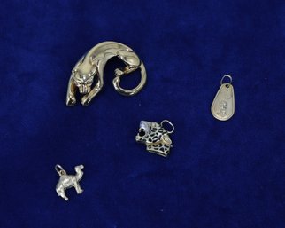 Collection Of 14kt. Yellow GOLD Pendants And A Slide -shippable