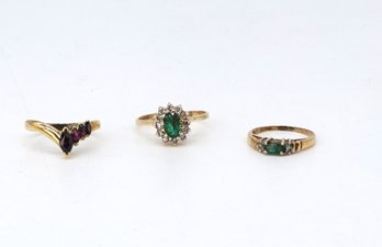 14kt Yellow GOLD Vintage Gold Rings Collection -shippable
